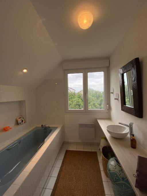 Grande Maison Chaleureuse Avec Vue Mer Imprenable Criel-sur-Mer Exterior foto