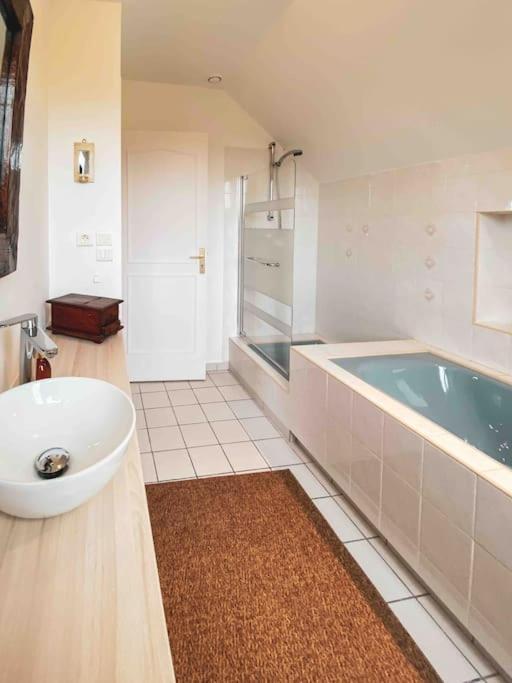 Grande Maison Chaleureuse Avec Vue Mer Imprenable Criel-sur-Mer Exterior foto